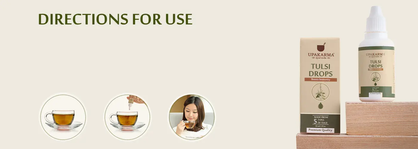 how to consume tulsi drop
