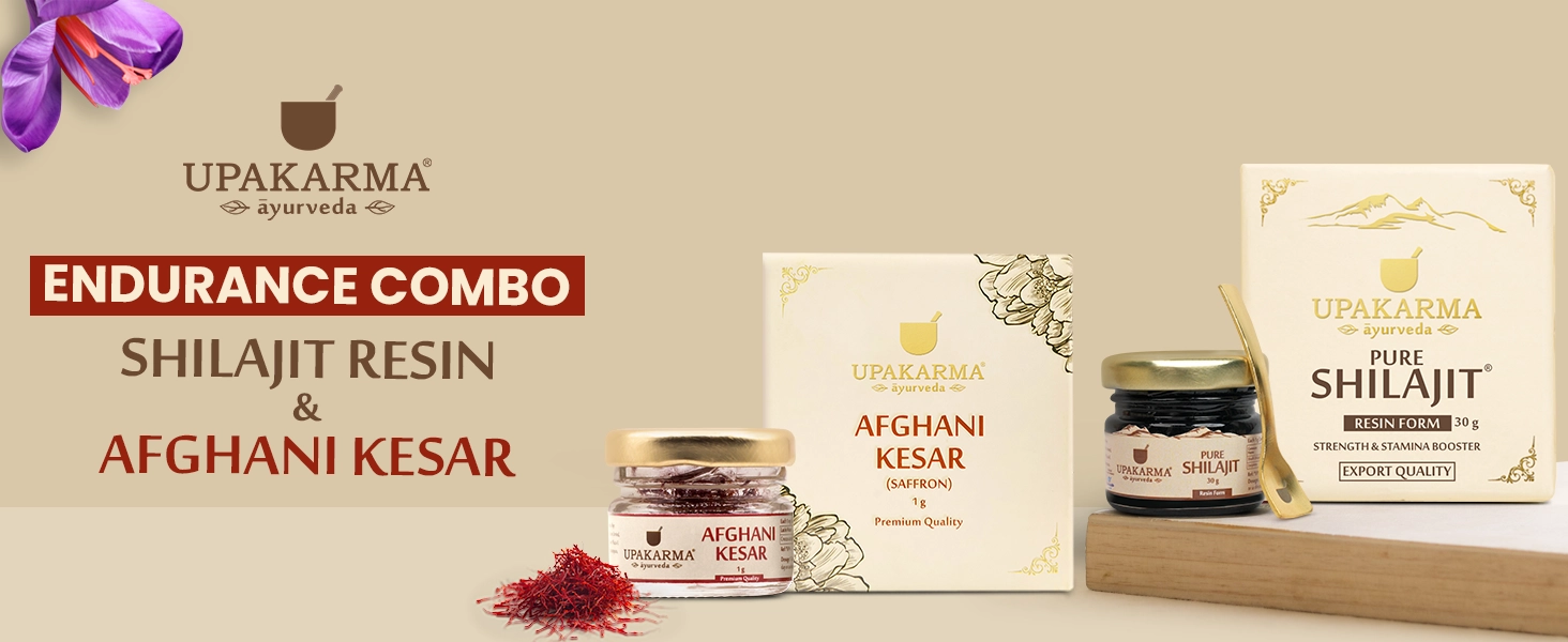 shilajit resin and afghani kesar