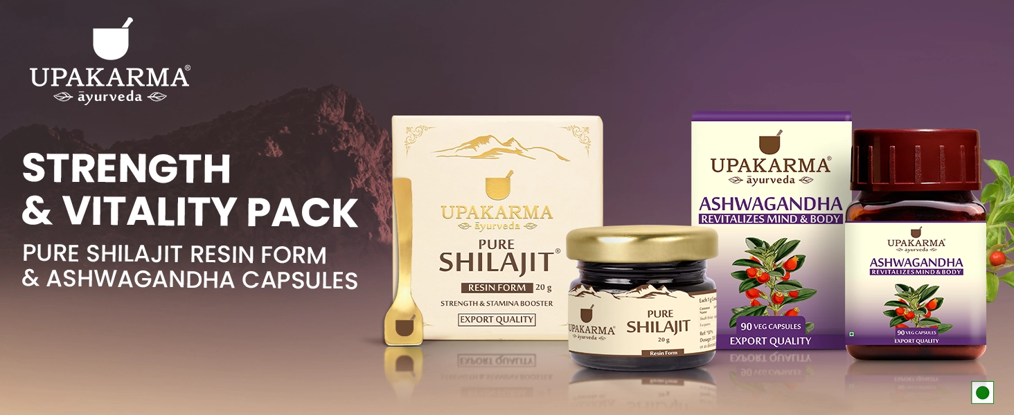shilajit resin 20 and ashwagandha capsule