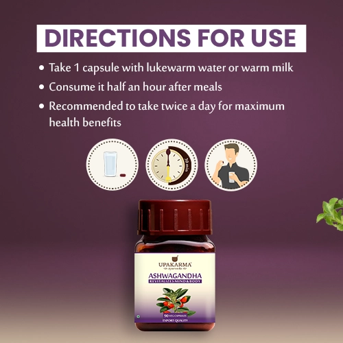 directions for use ashwagandha capsule