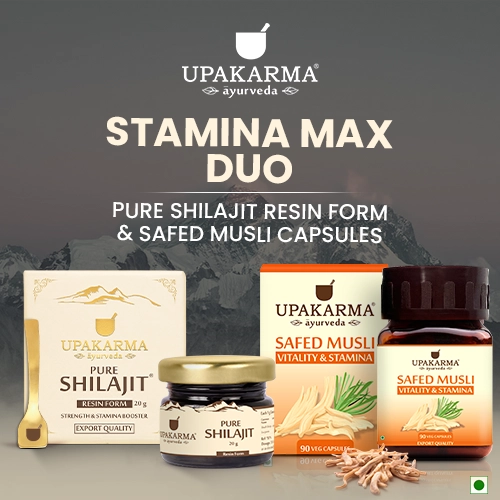 combo pack of safed musli capsule and shilajit
