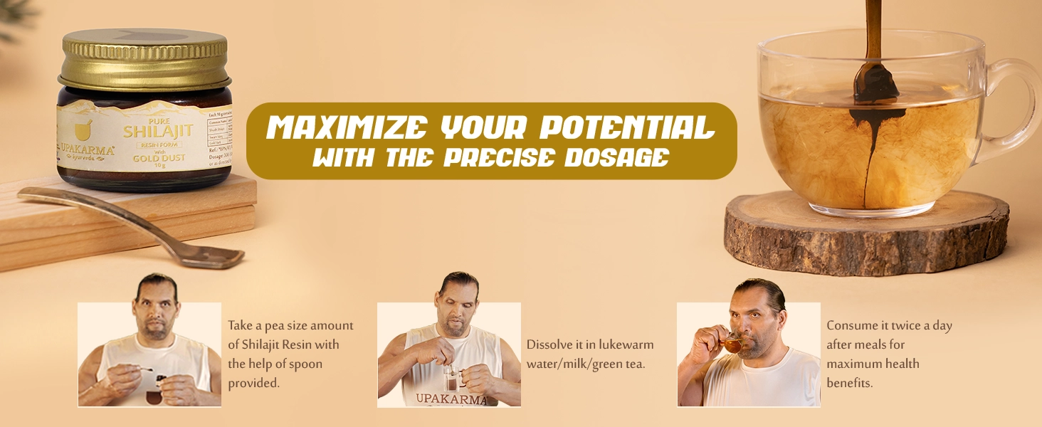 how to consume shilajit gold
