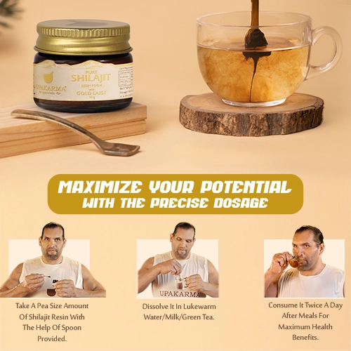 how to consume shilajit gold